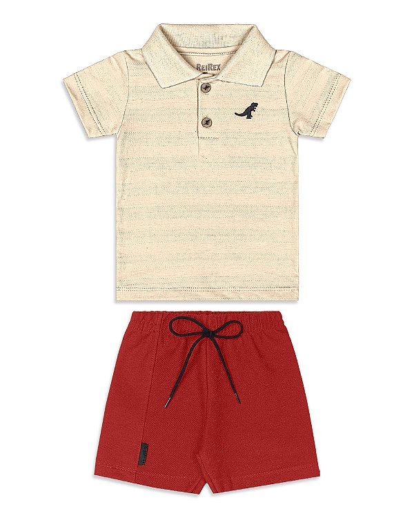 CONJ. DINO SARJADO RUSTI - BEBÊ