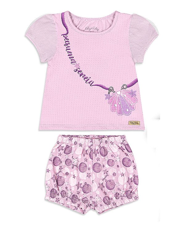 Conjunto Infantil Menina Sereia