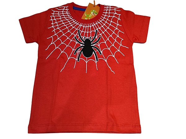 Blusa Homem Aranha Brilha no escuro