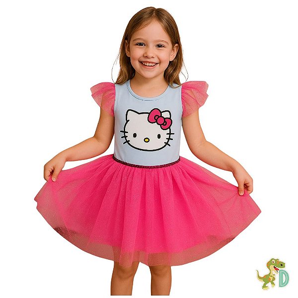 Vestido Infantil Hello Kitty