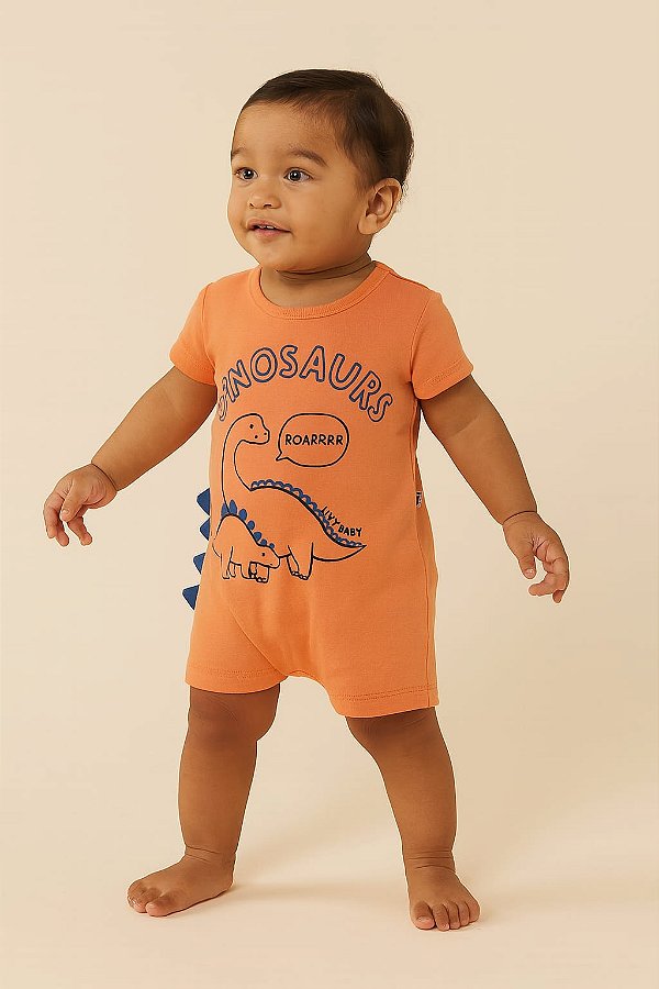 Macacão para Bebê Dinossauro