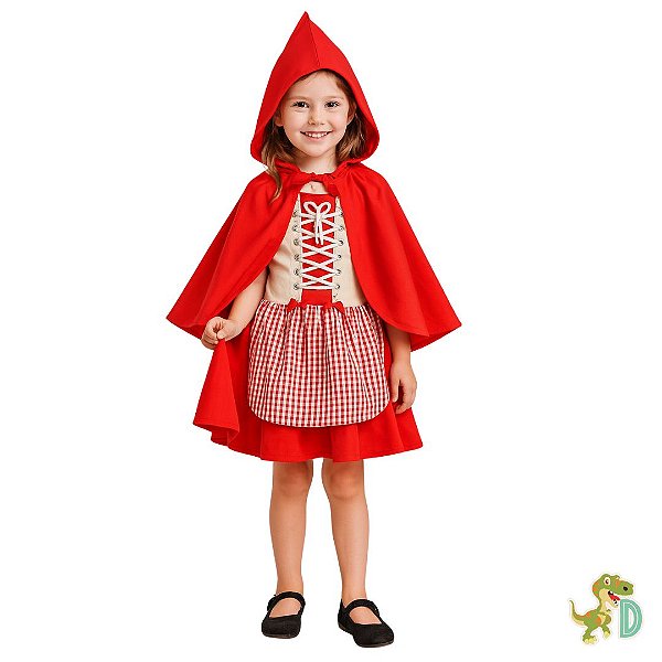 Vestido Chapeuzinho Vermelho