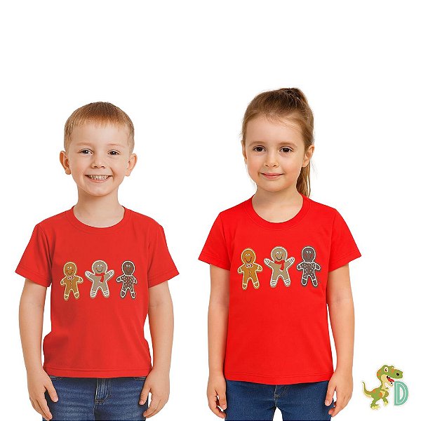 Blusa Cookies biscoito de Natal - Estampa Brilha No Escuro