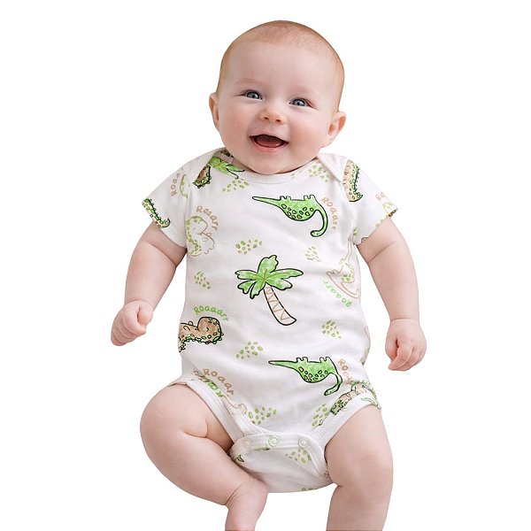 Body Bebê Dinossauro – Conforto e Estilo para os Pequenos Exploradores