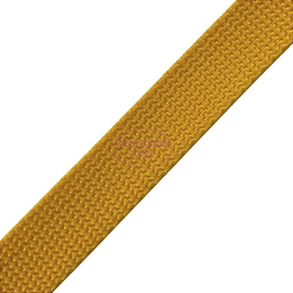 10m Fita Cadarço CA 20mm 2cm Amarelo Ouro Bolsas Alça Mochila Costura