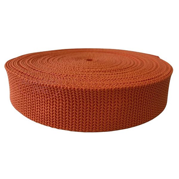 10m Fita CA 30mm 3cm Laranja Alça Bolsas Mochilas Cadarço