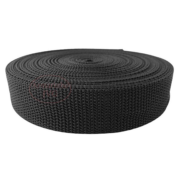 10m Fita CA 30mm 3cm Preta Cadarço Alça Bolsas Mochilas