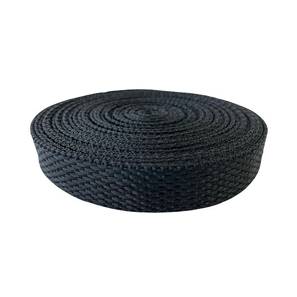 10m Fita CBR 20mm Preta Cadarço Alça Costura Bolsas Mochilas