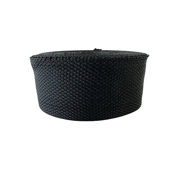 10m Fita Cbr 40mm Preta Cadarço Alça Costura Bolsas Mochilas