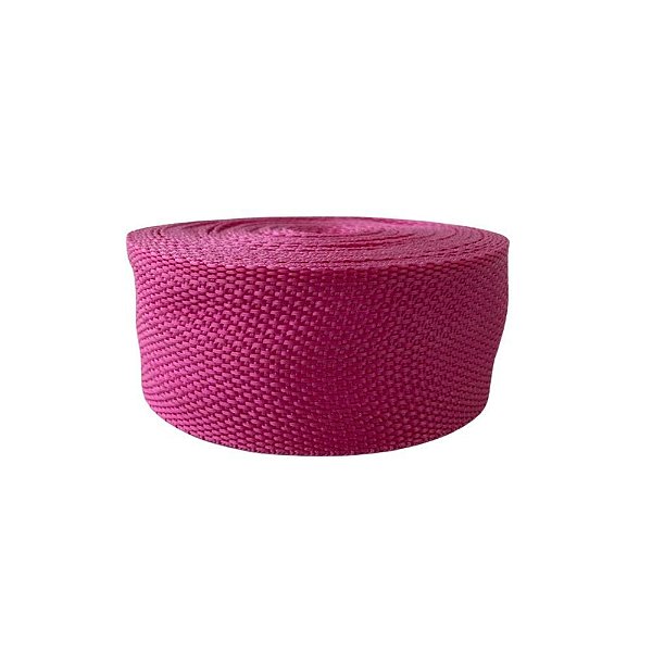 10m Fita Cbr 50mm Pink Cadarço Alça Costura Bolsas Mochilas