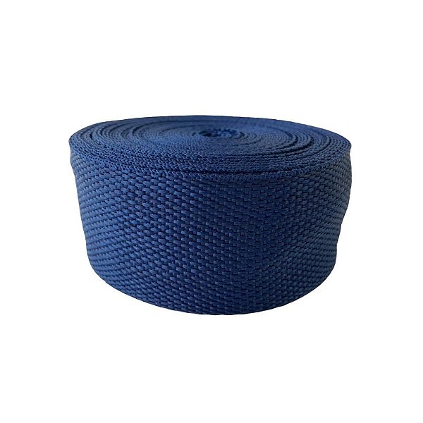 10m Fita Cbr 50mm Azul Marinho Cadarço Costura Bolsa Mochila