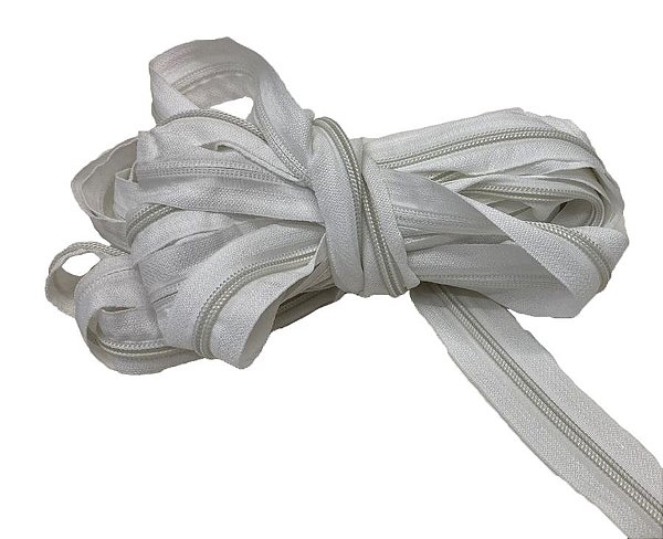 5m Zíper 05-06 Branco Costura Bolsas Mochilas Necessaires