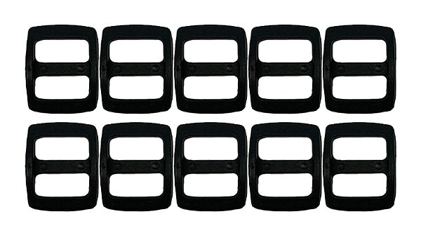 20un Regulador 15mm Preto Plástico Bolsas Mochilas Costura