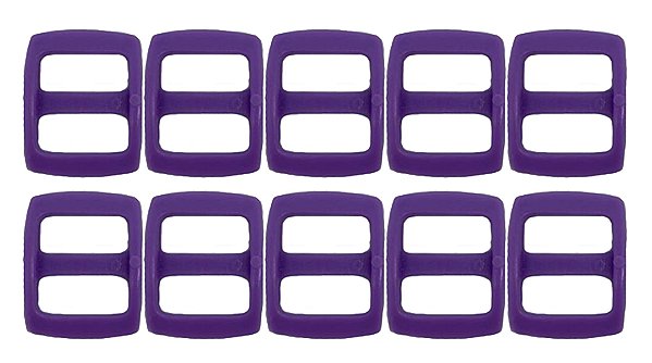 20un Regulador 15mm Lilás Plástico Bolsas Mochilas Costura
