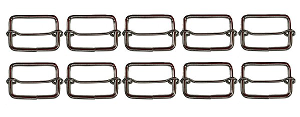 400un Regulador 25mm Niquelado Ferro Costura Bolsas Mochilas