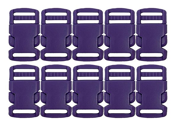 20un Fecho 20mm Lilás Plástico Bolsas Mochilas Costura