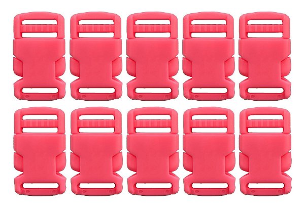 20un Fecho 20mm Rosa Bebê Plástico Bolsas Mochilas Costura