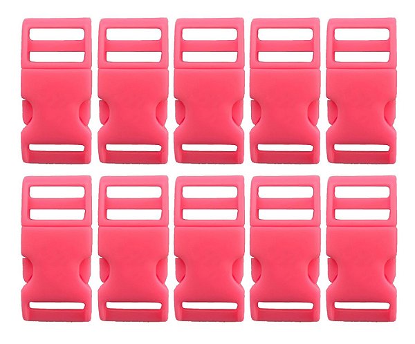 20un Fecho 20mm Rosa Bebê Plástico Costura Bolsas Mochilas