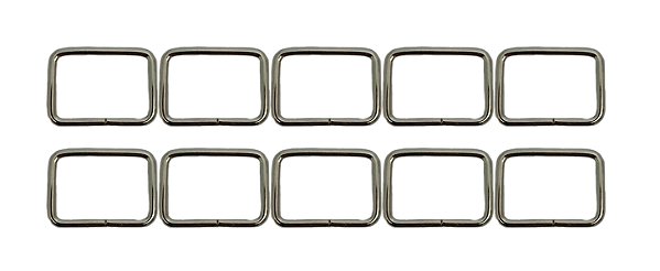 400 Quadro 15mm Niquelado Ferro Costura Bolsas Mochilas