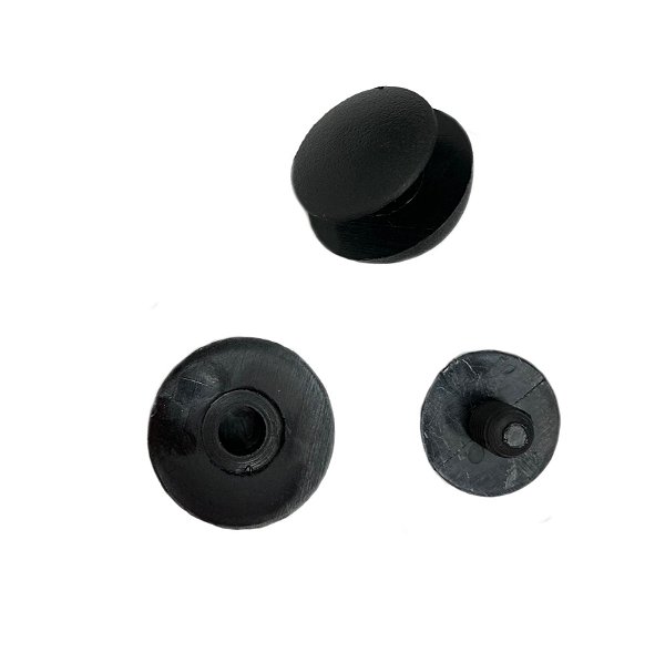 100un Cravinho Pézinho Preto Acabamento Bolsas Mochilas Malas