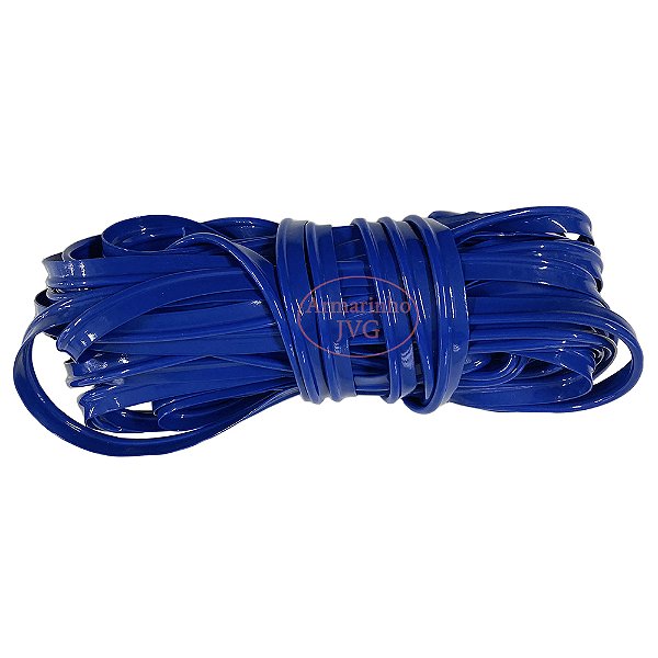 20m Vivo Azul Royal Costura Acabamento PVC Bolsas Mochilas Malas