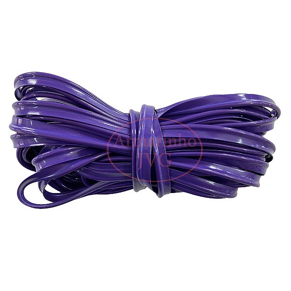 20m Vivo Roxo Costura Acabamento PVC Bolsas Mochilas Malas