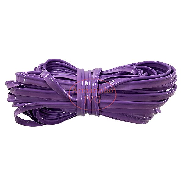 20m Vivo Lilás Costura Acabamento PVC Bolsas Mochilas Malas