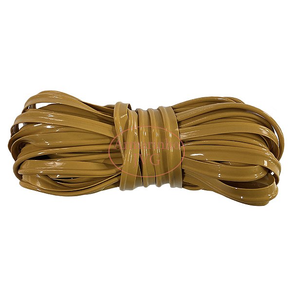 20m Vivo Amarelo Ouro Costura Acabamento PVC Bolsas Mochilas Malas