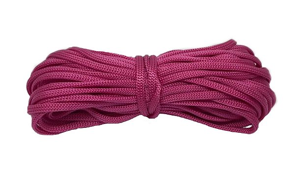 20m Fio Náutico Pink Cordão 5/2 Fitilho Alça Bolsas Saco Mochila Necessaire Costura
