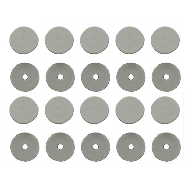 50un Botão Pressão 10mm Branco Pino Plástico Bolsas Mochilas