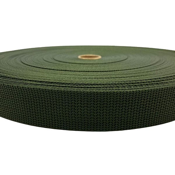 50m Fita Ca 30mm 3cm Verde Musgo Bolsas Mochilas Malas Costura
