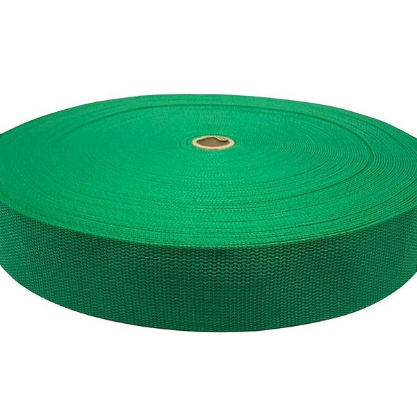 50m Fita Ca 50mm 5cm Verde Bandeira Cadarço Costura Mala Mochila