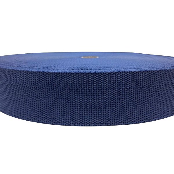 50m Fita Ca 50mm 5cm Azul Marinho Cadarço Costura Bolsas Mochila