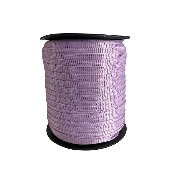 50m CCA 10mm Lilás Alça Fita Costura Bolsas Mochilas Crachá