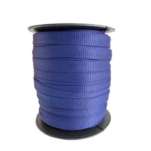 50m CCA 10mm Azul Marinho Fita Costura Bolsa Mochilas Crachá