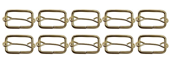20un Regulador 20mm Dourado Ferro Costura Bolsas Mochilas
