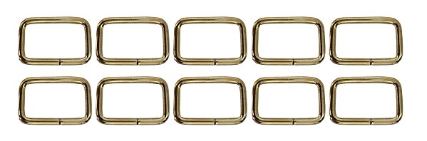 400un Quadro 20mm Dourado Ferro Costura Bolsas Mochilas Alça