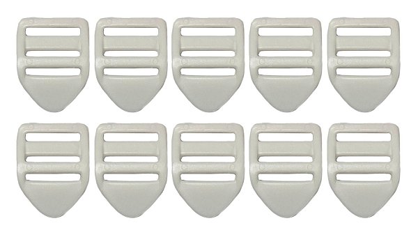400un Castelinho 25mm Branco Plástico Costura Bolsas Mochila