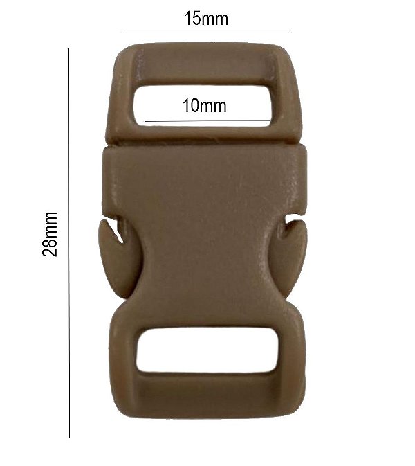 20un Fecho 10mm Bege Plástico Engate Alça Mochilas Bolsas