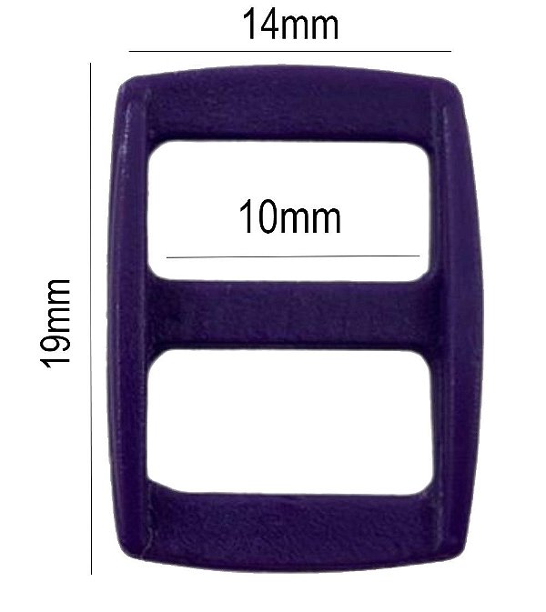 500un Regulador 10mm Roxo Plástico Alça Fita Bolsas Mochilas