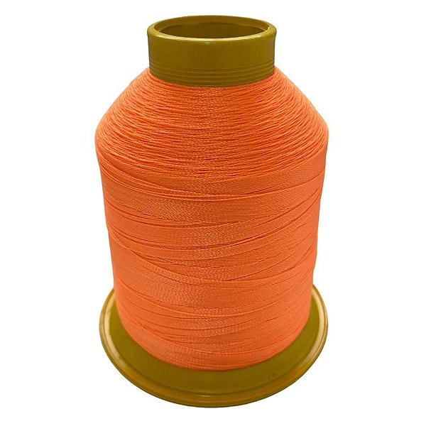 Linha 60 Laranja Neon Fluorescente 393 Linhasita 80g Costura