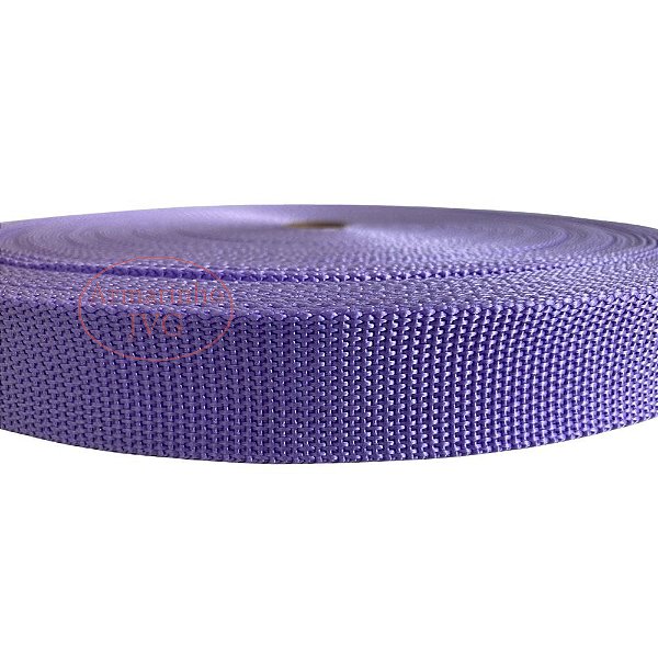 250m Fita CA 20mm 2cm Lilás Cadarço Alça Bolsas Mochilas