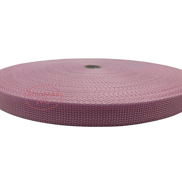 250m Fita CA 25mm 2,5cm Rosa Bebê Alça Cadarço Bolsa Mochila