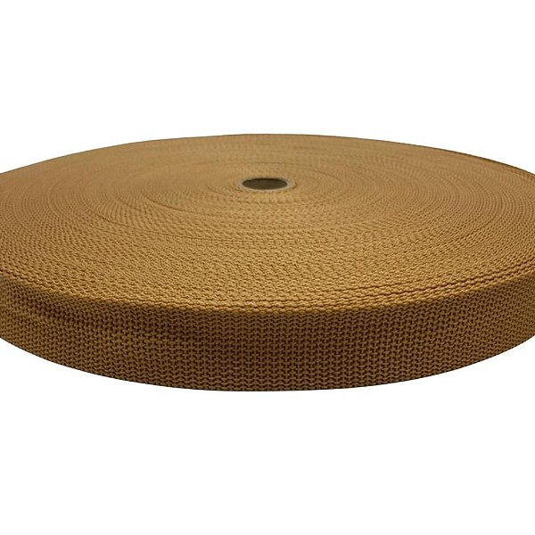 250m Fita CA 30mm 3cm Bege Alça Cadarço Bolsas Mochilas