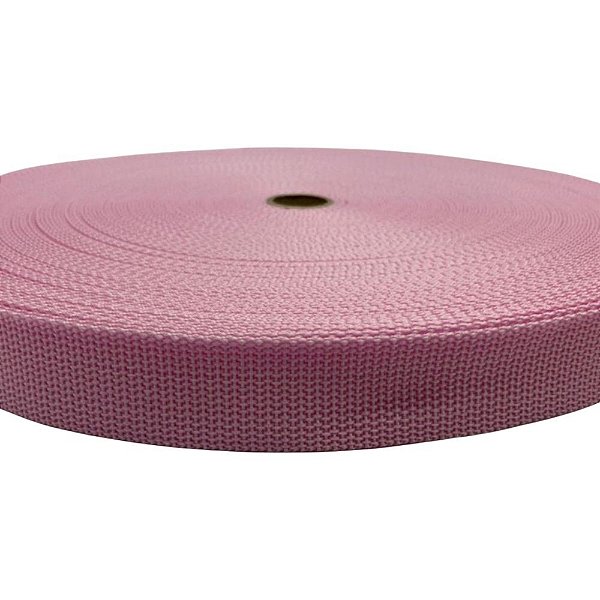 250m Fita CA 30mm 3cm Rosa Bebê Alça Cadarço Bolsas Mochilas