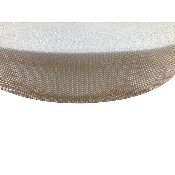 250m Fita CA 40mm 4cm Branca Alça Bolsas Cadarço Mochilas