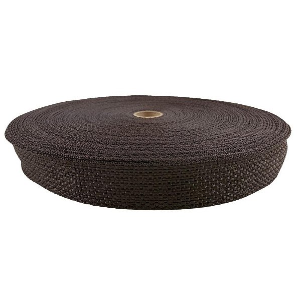 250m Alça CBR 30mm 3cm Marrom Fita Bolsas Cadarço Mochilas