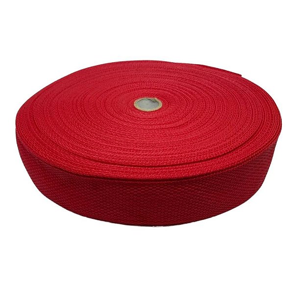 250m Alça CBR 50mm 5cm Vermelha Fita Bolsas Cadarço Mochilas