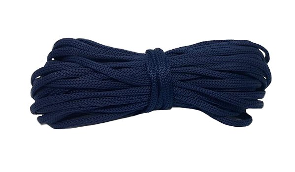50m Fio Náutico Azul Marinho Cordão 5/2 Fitilho Alça Bolsa Saco Mochila