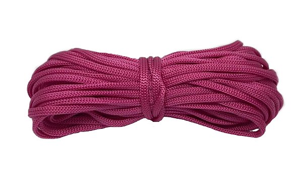 50m Fio Náutico Pink Cordão 5/2 PP Fitilho Costura Bolsas Saco Mochila